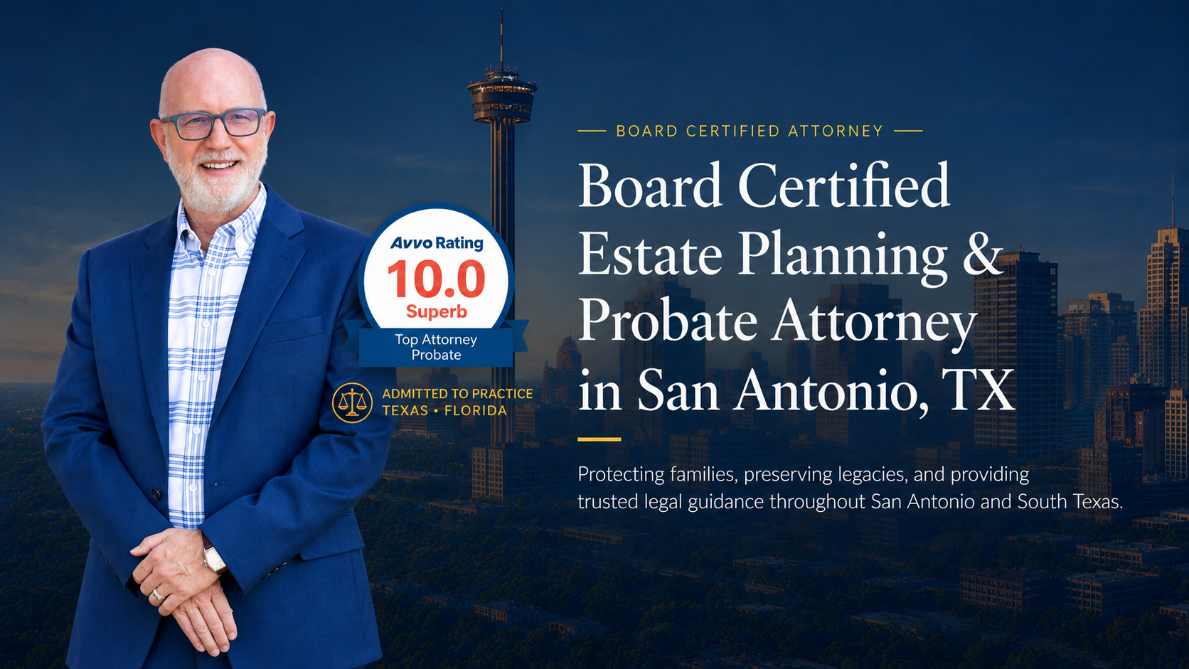 David M. Butterbaugh, Board Certified Estate Planning & Probate Attorney in San Antonio, Texas