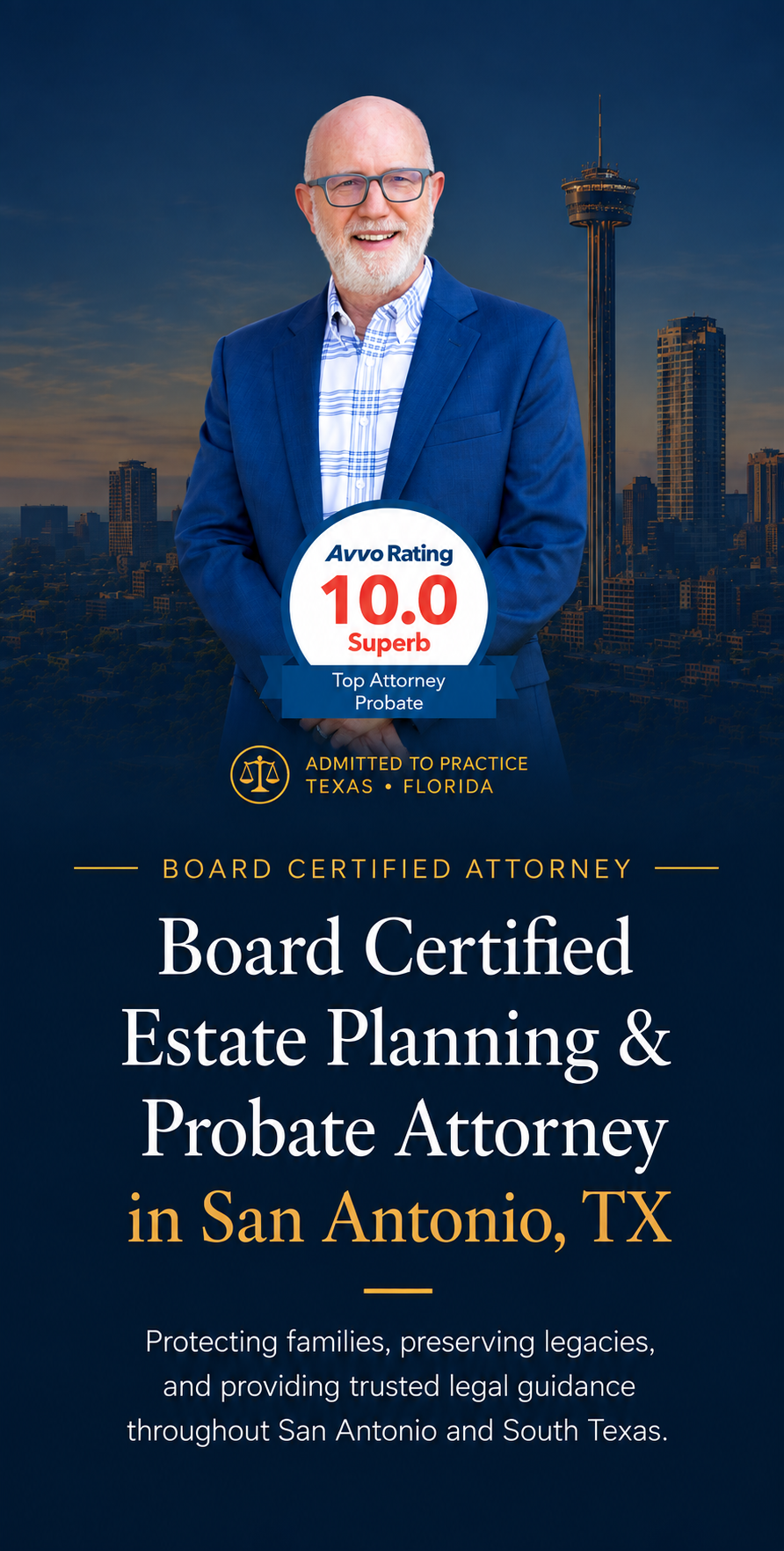 David M. Butterbaugh, Board Certified Estate Planning & Probate Attorney in San Antonio, Texas