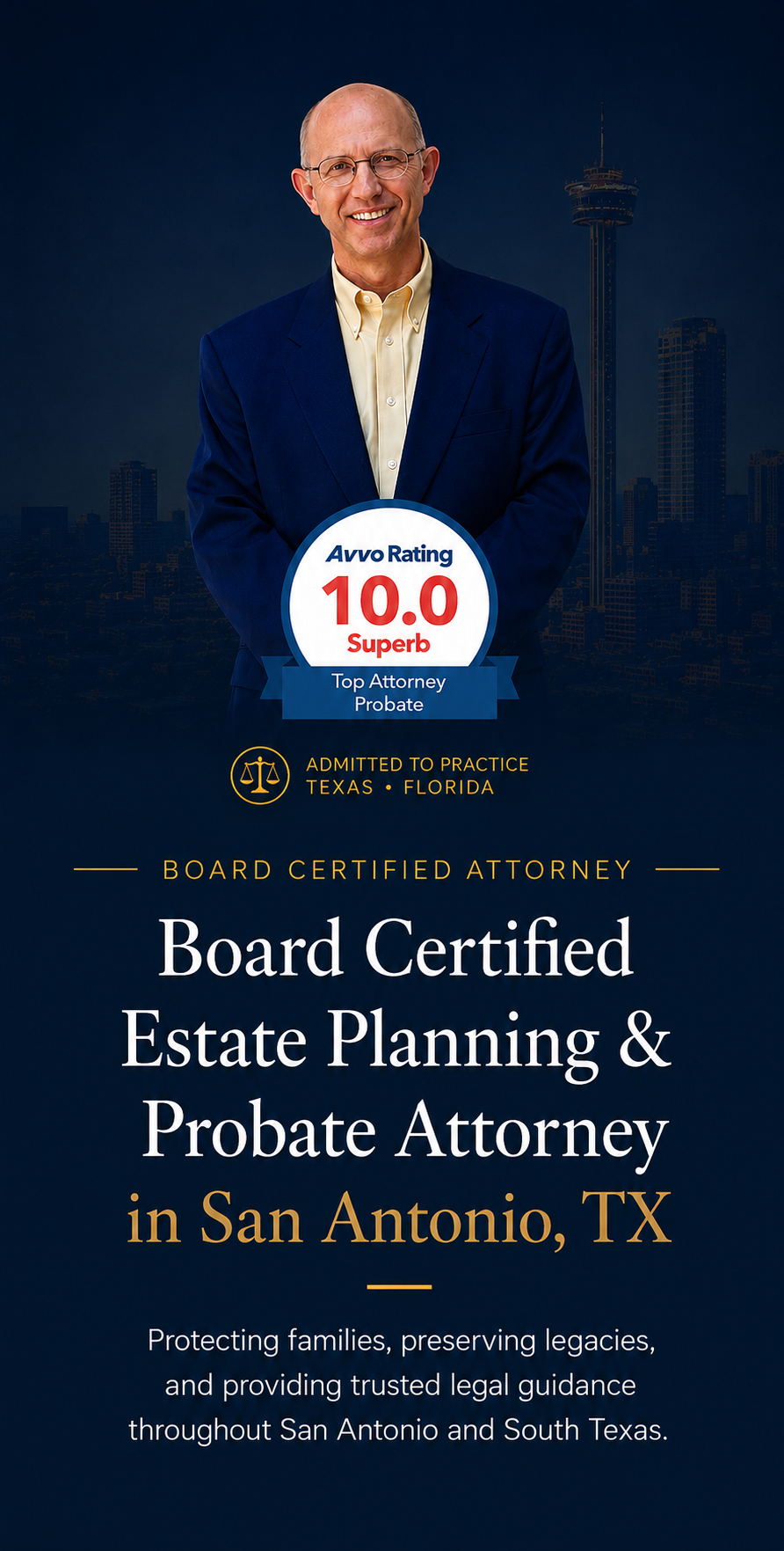 David M. Butterbaugh — Board Certified Probate & Estate Planning Attorney in San Antonio, TX