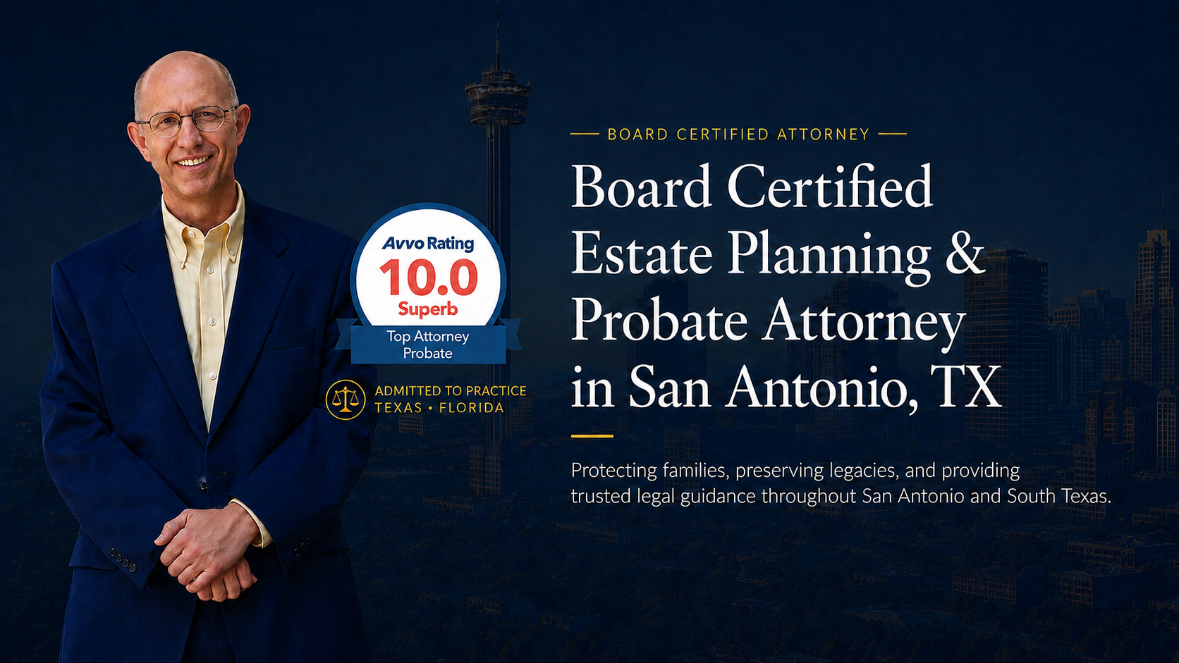 David M. Butterbaugh — Board Certified Probate & Estate Planning Attorney in San Antonio, TX